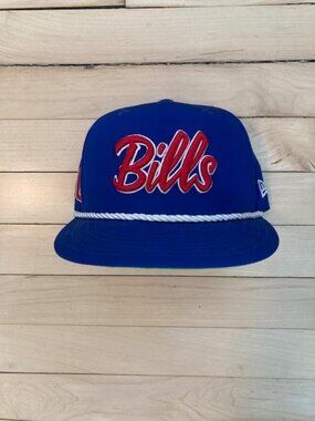 Buffalo Bills New Era 9FIFTY Snapback NFL 100 Script Logo Rope Hat Cap